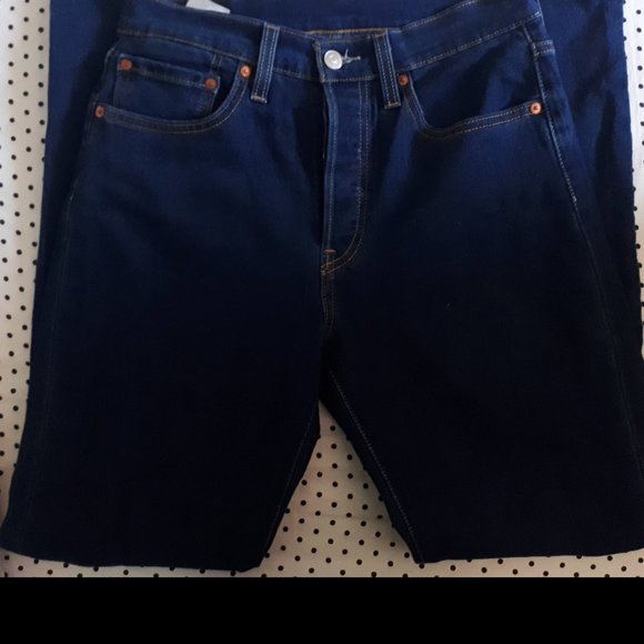 Levi's 501 Skinny Jeans Dark Wash Size 27 - Picture 4 of 7